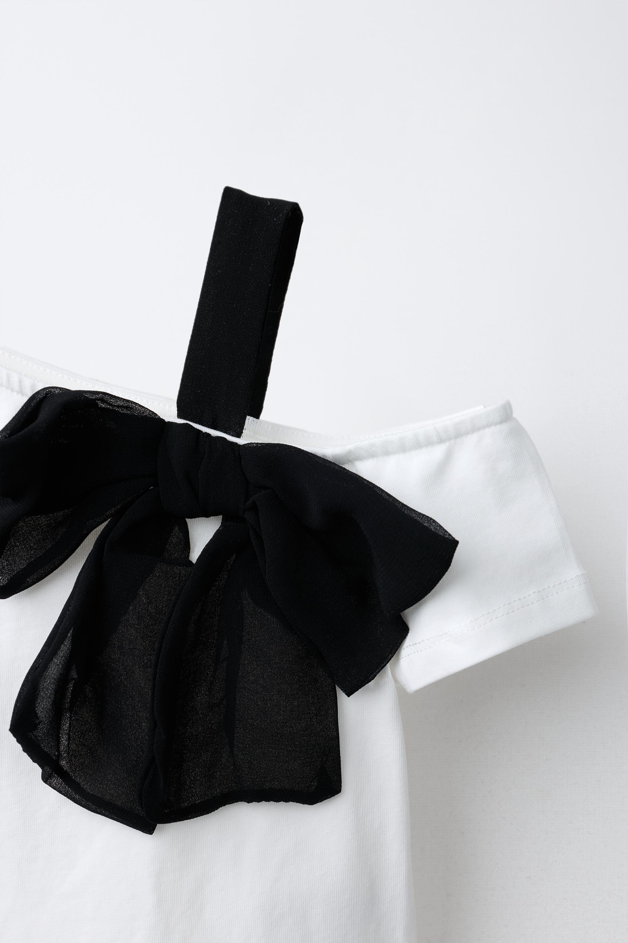 BOW TOP T-SHIRT